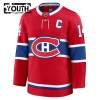Dresovi Montreal Canadiens 2024-25 Fanatics Premium Nick Suzuki Domaći Crvena - Dječji